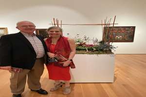 Jim and Cathy Stuart Sponsor Floral Design at NCMA